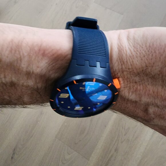 Swatch Big Bold Watch in Futuristic Blue - Picture 8 of 15